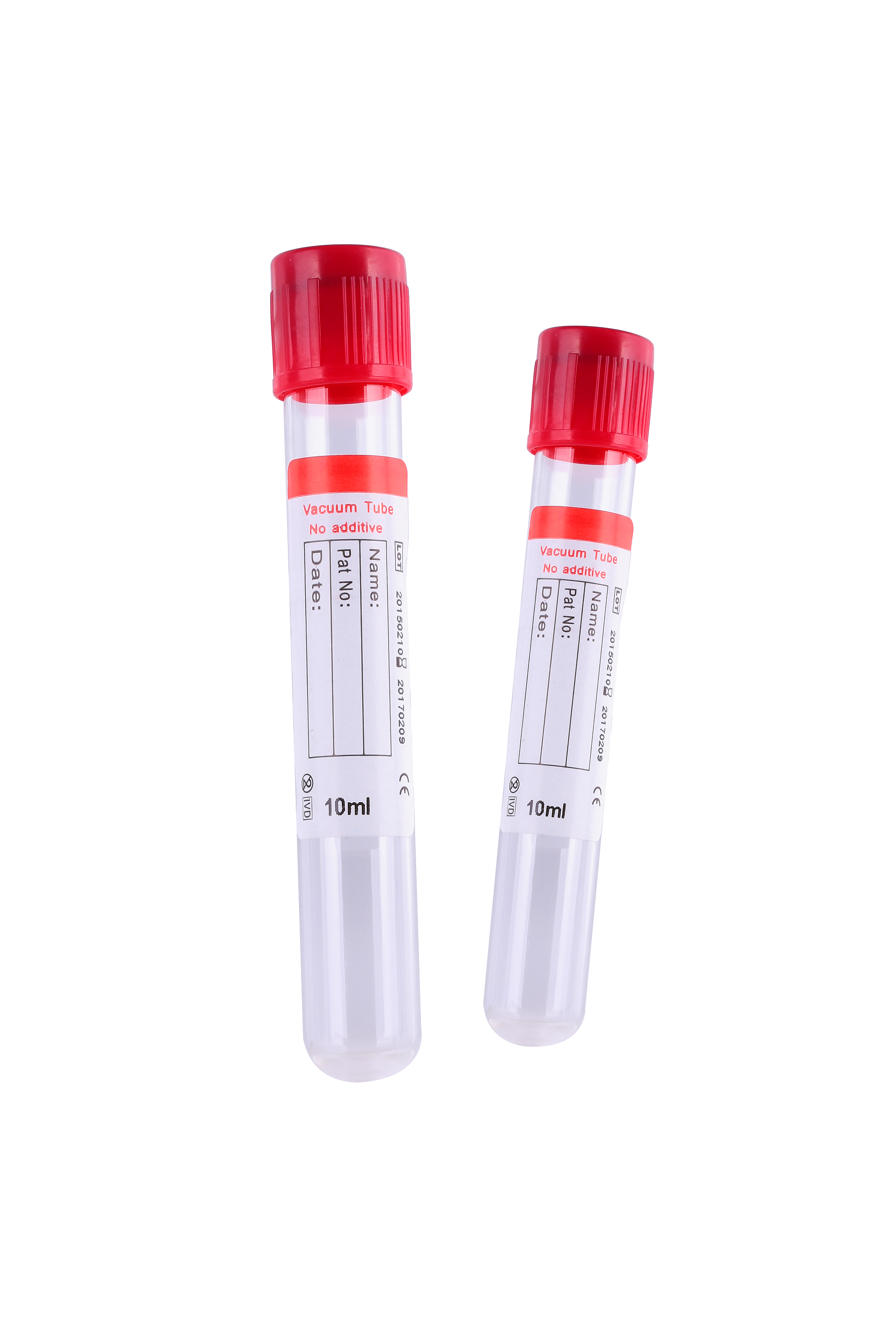 Plain tube with no addictive