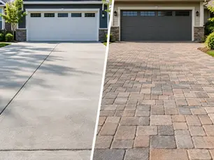 Concrete Versus Paver Driveways Compared