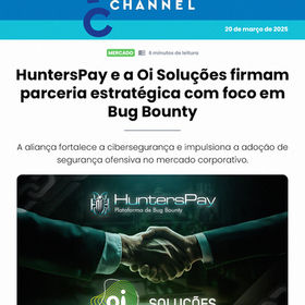 HuntersPay anuncia aliança estratégica com a Oi Soluções com foco em Bug Bounty