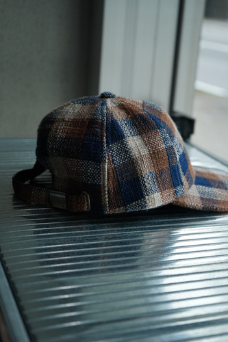 25SS】STORY mfg. Baseball Cap - Barn Check Handloom