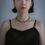 Thumbnail: 【予約商品】go en Turn stone spiral chain - SILVER