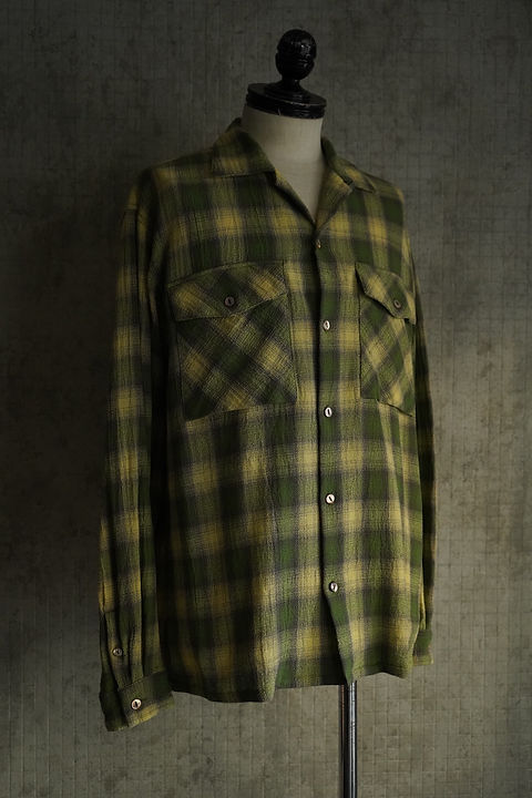 トップス Caledoor Panama Cloth Check SH l`echoppe Panama Cloth Check Shirt