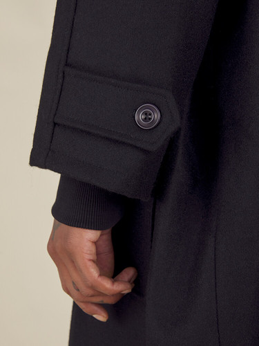 23AW】NICHOLAS DALEY BIG MAC COAT - BLACK | NOUVERTEmagazine