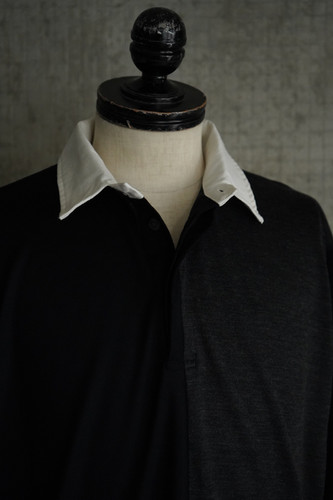 25SS】Caledoor Merinowool Rugger Shirt - BLACK