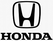 Honda logo in black text with a bold H icon