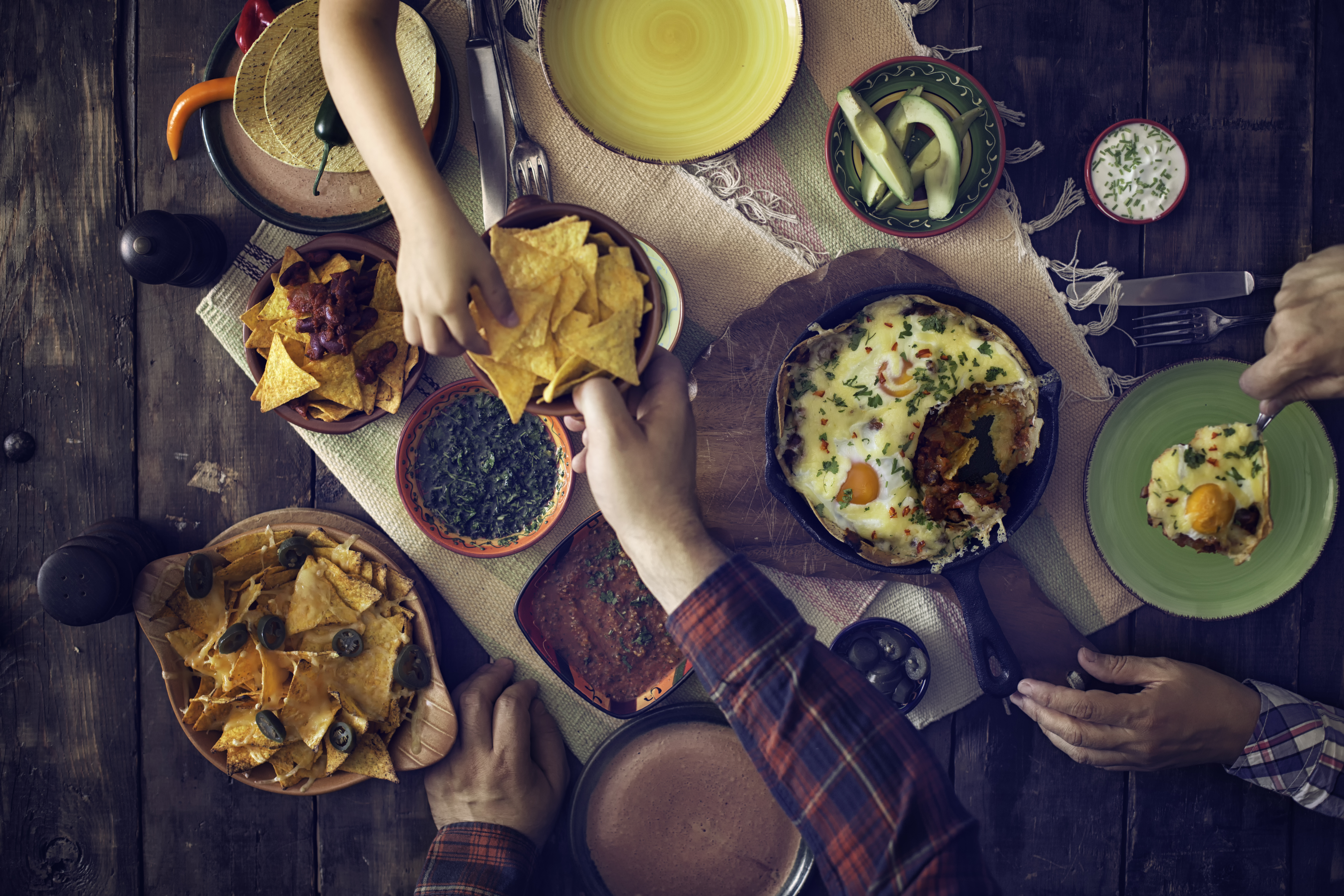 Eating Tacos