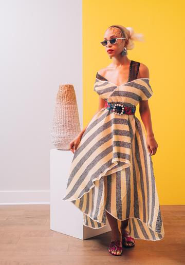 Megan Fullerton Stripe Nora Maxi Dress (sold out)