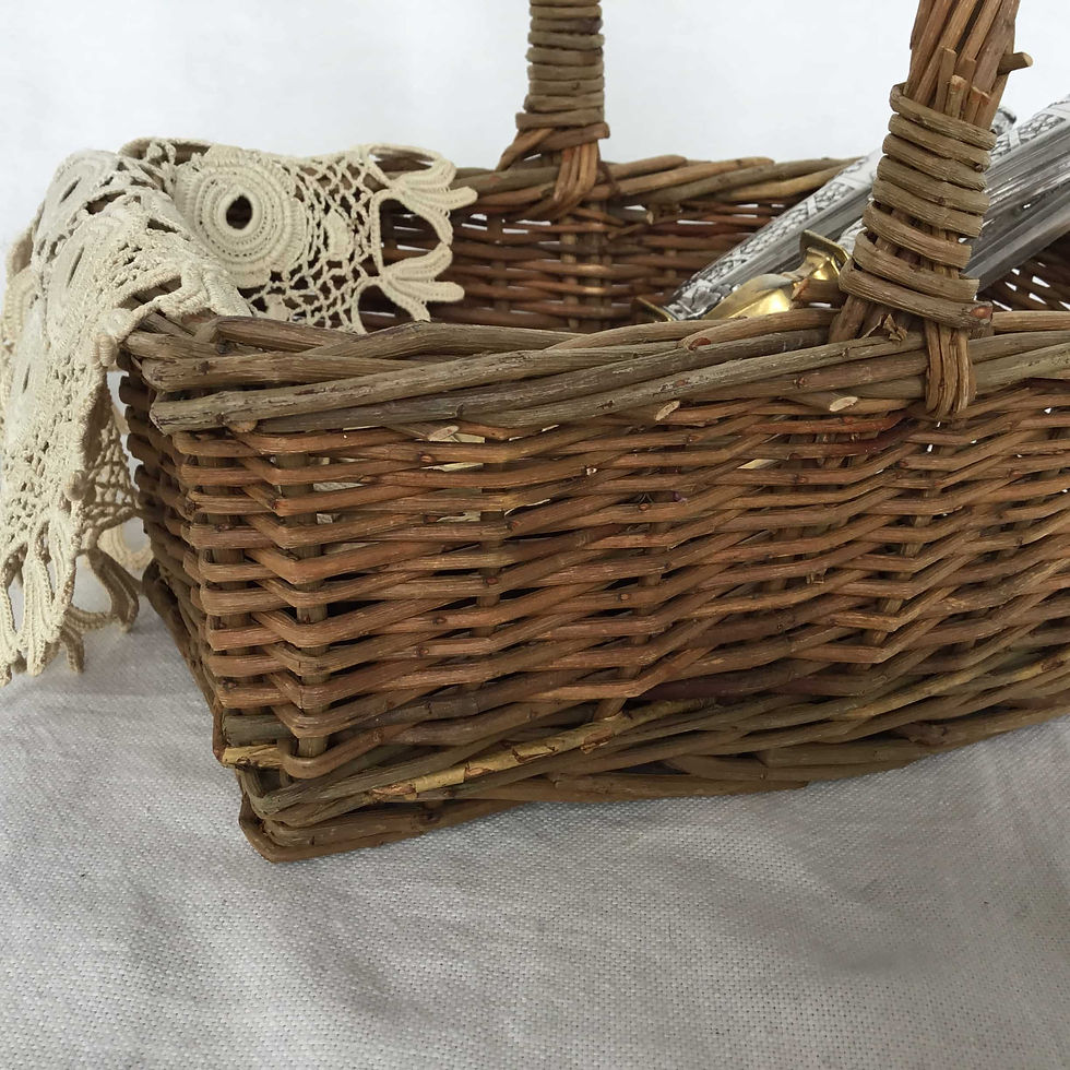 フランスアンティークパニエ　フランスアンティークバスケット　シャビーシック パニエ | Brocante de La Cocotte （フランスアンティーク