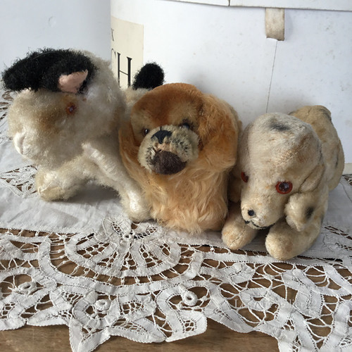 フランス アンティーク ぬいぐるみ フォックステリア 15 cm | Le petit