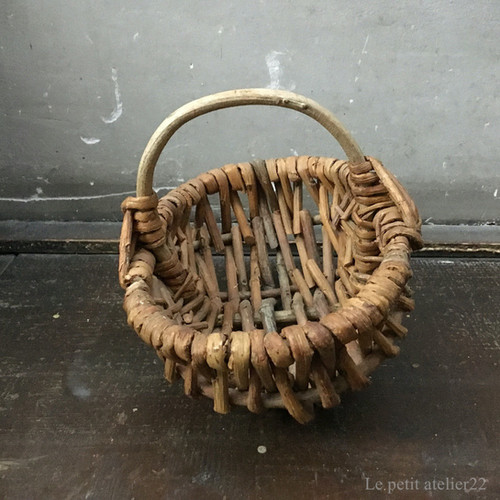 フランス アンティーク 小さい パニエ バスケット 13.5 cm | Le petit