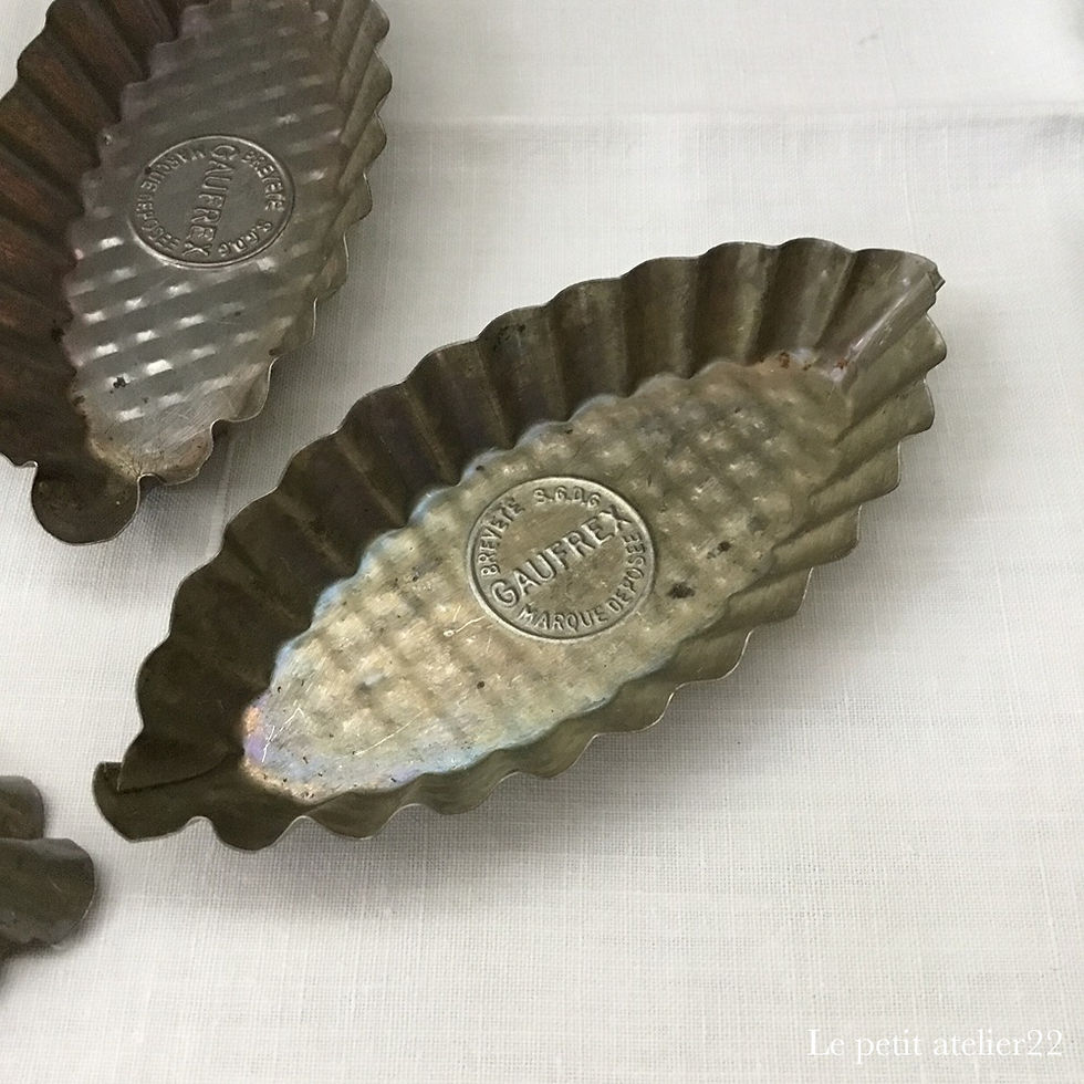 サムネイル： (在庫4)(M)フランス GAUFREX アンティーク ワッフル 菓子 モールド アーモンド