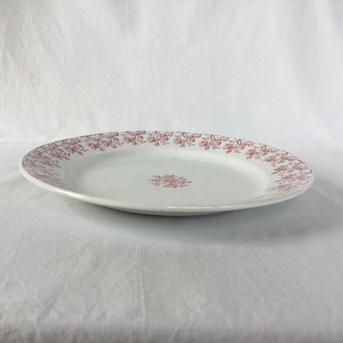 希少　美品　ジアン　ローズ　パニエ　平皿　フランスアンティーク 希少 美品 ジアン ローズ パニエ 平皿 フランスアンティーク 希少 美品