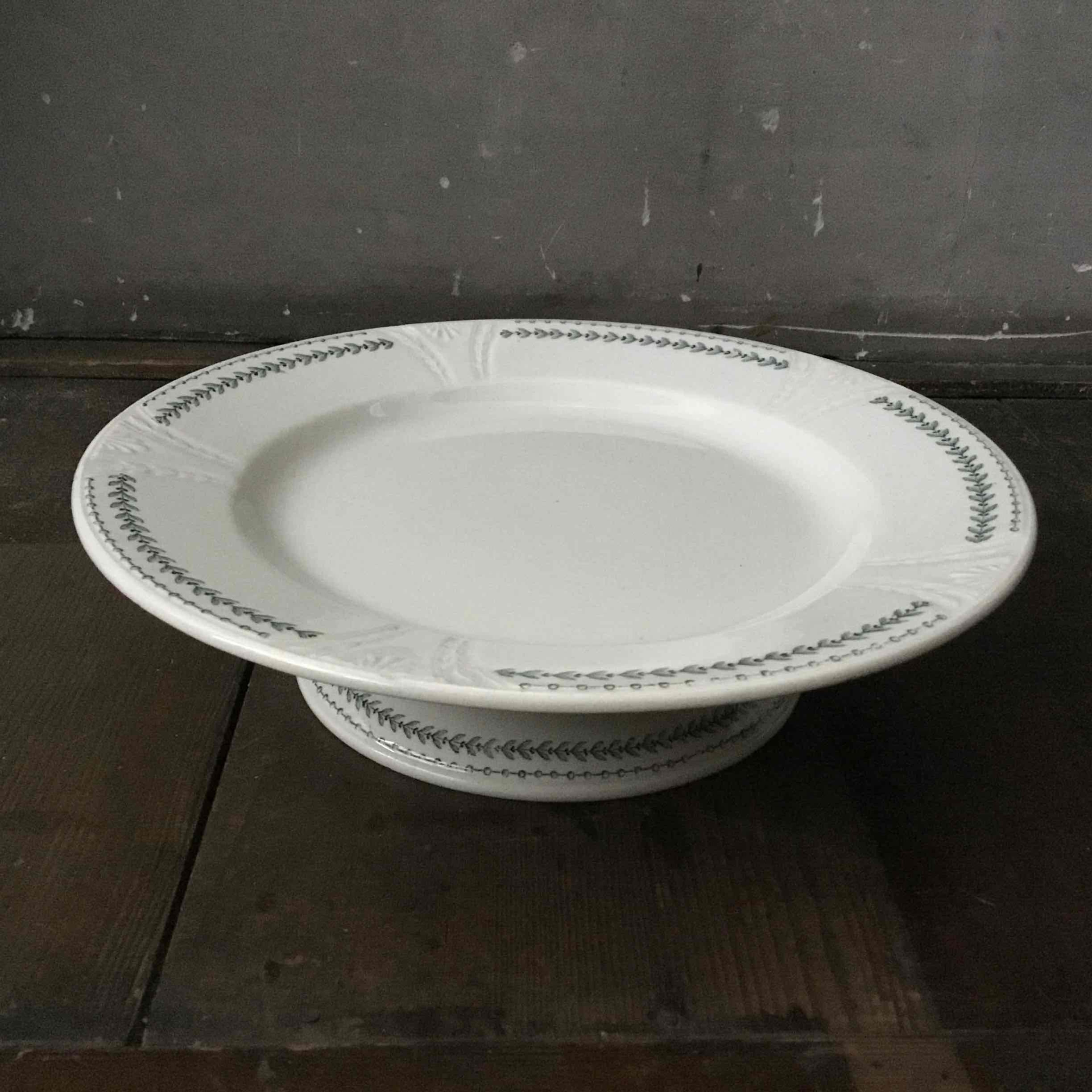 フランス ジアン RIVOLI アンティーク コンポティエ コンポート(1886-1938) 24.2 cm