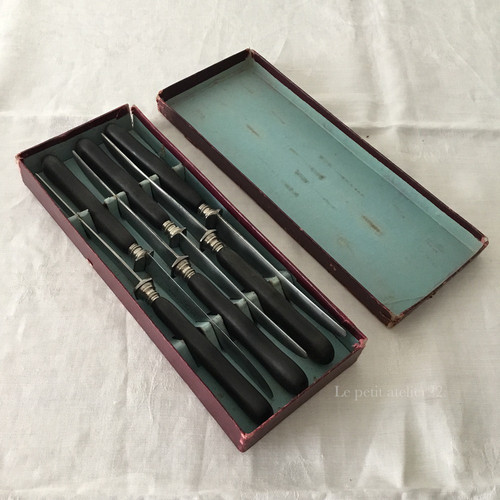 M)(在庫6)フランス AU PRINTEMPS PARIS アンティーク デザートナイフ