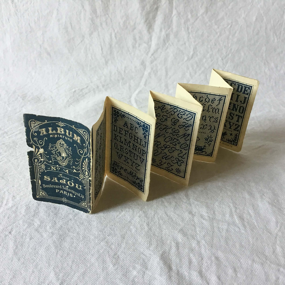 サムネイル： フランス アンティーク MASON SAJOU メゾンサジュー クロスステッチ図案集 (オリジナル版)