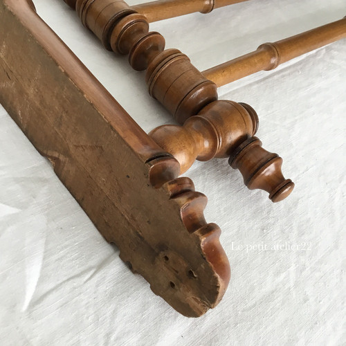 フランス アンティーク バンブー タオル /トーション 布巾 ハンガー