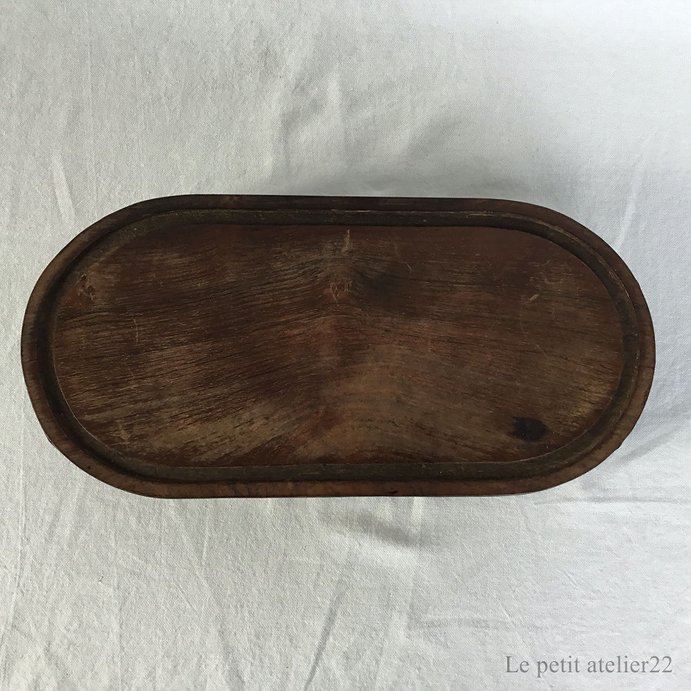 サムネイル： フランス アンティーク グローブドマリエ 台座 木製 金属 象嵌 装飾 (1886頃) 35 cm