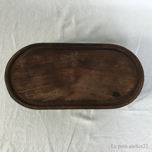 フランス アンティーク グローブドマリエ 台座 木製 金属 象嵌 装飾