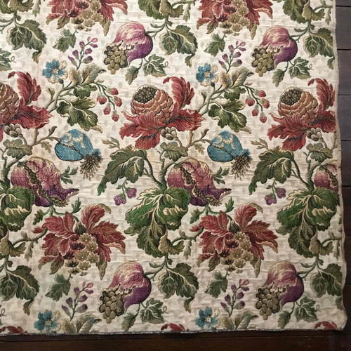 フランスアンティーク生地 正方形)フランス アンティーク ファブリック テキスタイル 生地