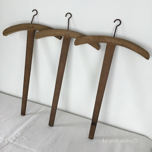 A)フランス アンティーク 木製 クロスハンガー 55 cm | Le petit