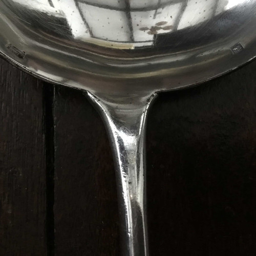 フランス アンティーク シルバープレート スープレードル おたま 31 cm