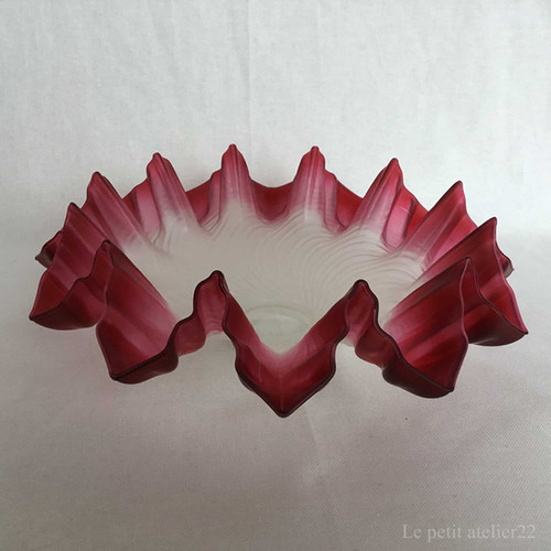 シェードのみ)フランスアンティーク 照明 ランプシェード フリル