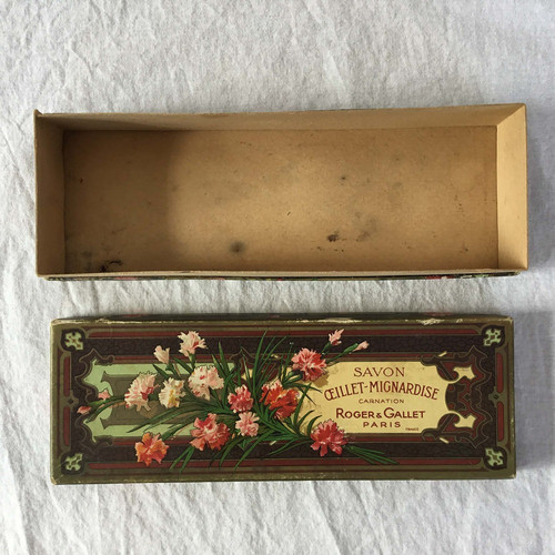 フランスアンティーク 石鹸箱 ロジェ・ガレ ROGER&GALLET PARIS