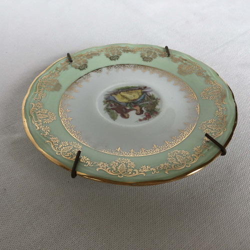 ELEGANCE(エレガンス) アンティーク 大皿 金縁絵皿 四枚セット ELEGANCE(エレガンス) アンティーク 大皿 金縁絵皿 四枚セット