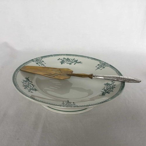 フランス サンタマン アンティーク コンポティエ コンポート プレート フランス サンタマン 4003 アンティークコンポート コンポティエ