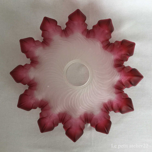 シェードのみ)フランスアンティーク 照明 ランプシェード フリル