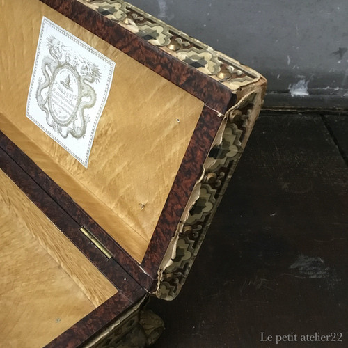 フランス　アンティーク　ボックス フランス アンティーク F.MARQUIS チョコレートボックス 箱 23.5