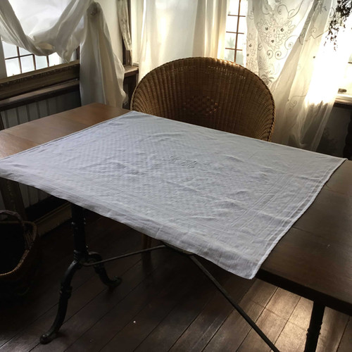 アンティーク フランス ダマスク織り ナプキン セット 布巾 大判)(残12/在庫13)フランス アンティーク コットン テーブル