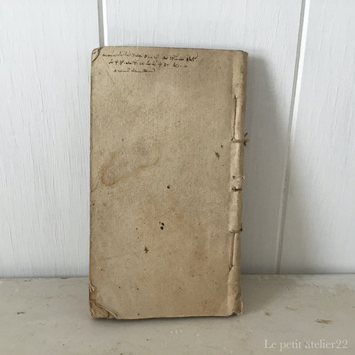 No12) フランス アンティーク 小さい 古書 (1800年代前半) 英語