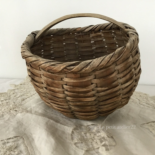 フランス アンティーク パニエ バスケット 25.5 cm | Le petit atelier 22
