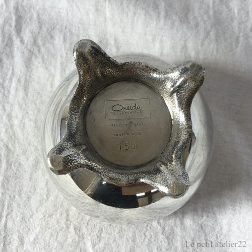 ONEIDA USA アンティーク アメリカ Oneida アンティーク シルバープレートシュガーボウル | Le