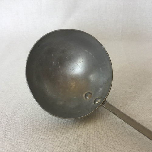 フランスアンティーク　アルミ製レードルラック&レードル4本セット フランスアンティーク アルミ製レードルラック&レードル4本セット