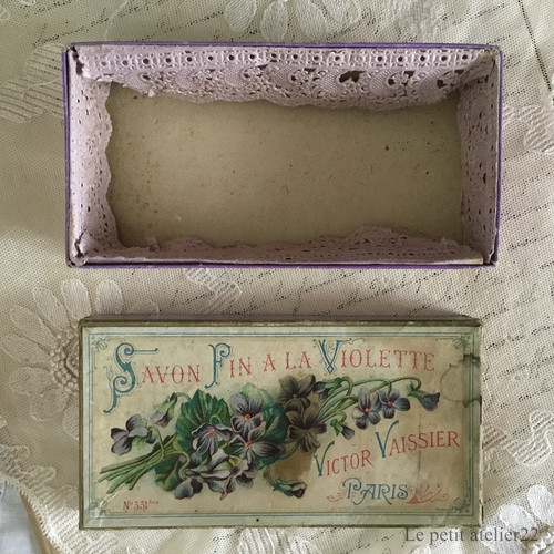 T1050 VIBERT FRERES PARIS Savonアンティーク石鹸箱 T1050 VIBERT FRERES PARIS Savonアンティーク石鹸箱 - メルカリ