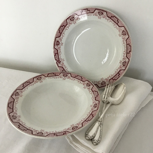 在庫2)(深皿)フランス サンタマン エ ハマージュ ノール MAROC