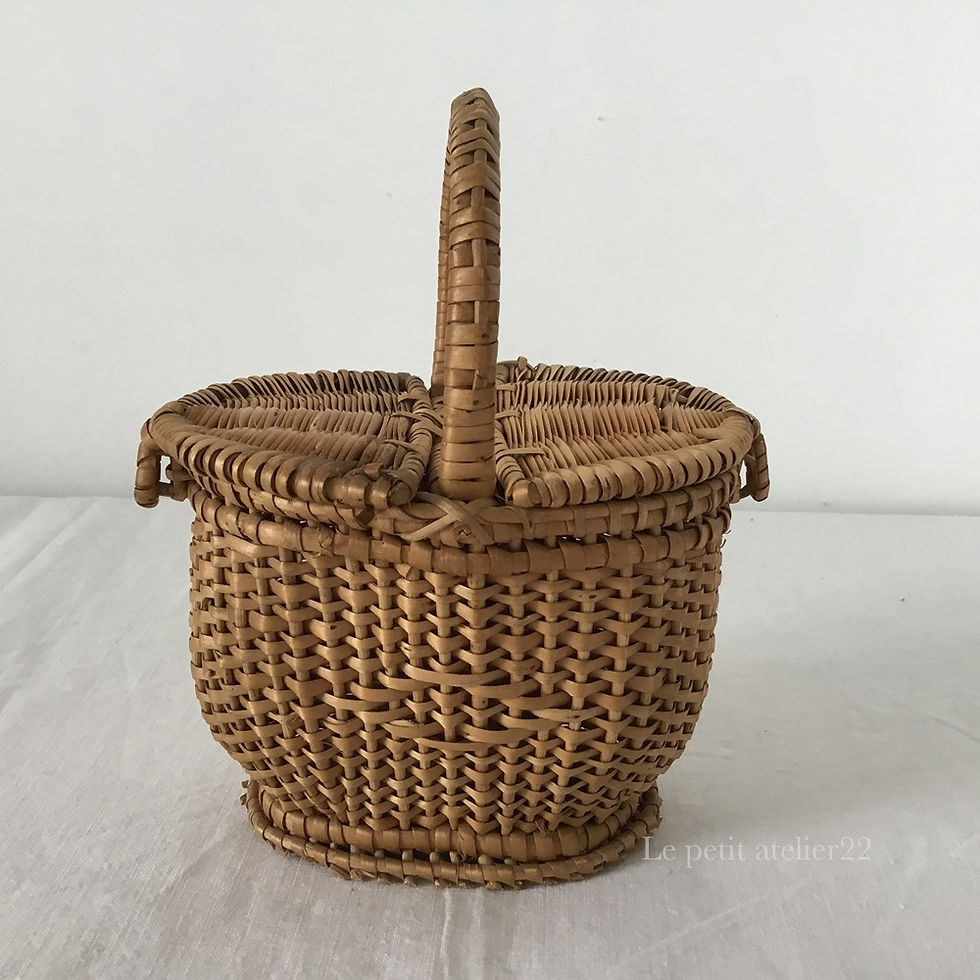 サムネイル： (ドール人形用) フランス アンティークドールパニエ  15cm