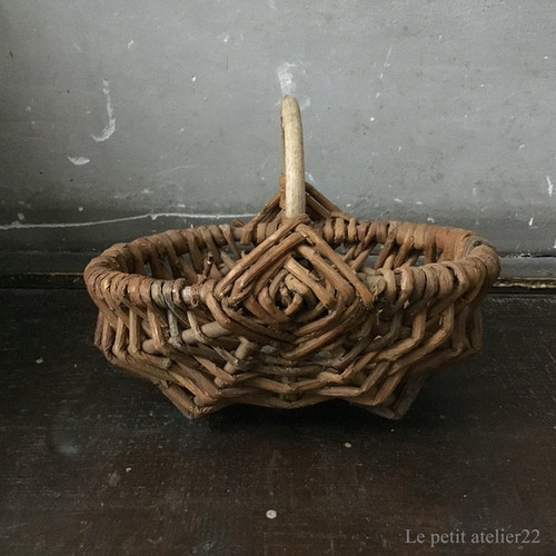 フランス アンティーク 小さい パニエ バスケット 13.5 cm | Le petit