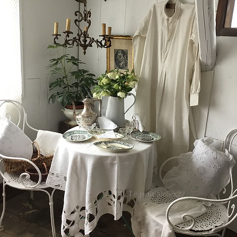 フランス アンティーク リネン ベビーピロー /クッション カバー