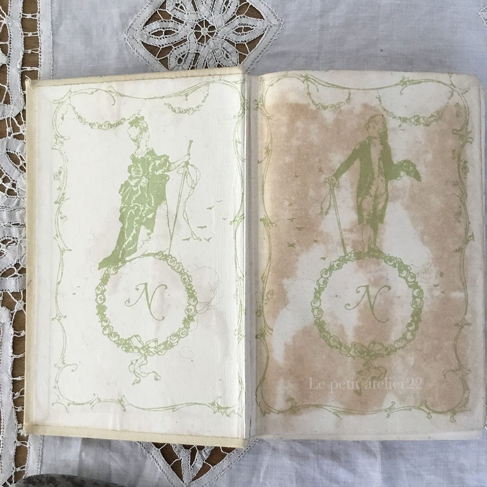 サムネイル： フランス アンティーク本 古書 L'écran brisé, HENRY BORDEAUX NELSON 16 cm