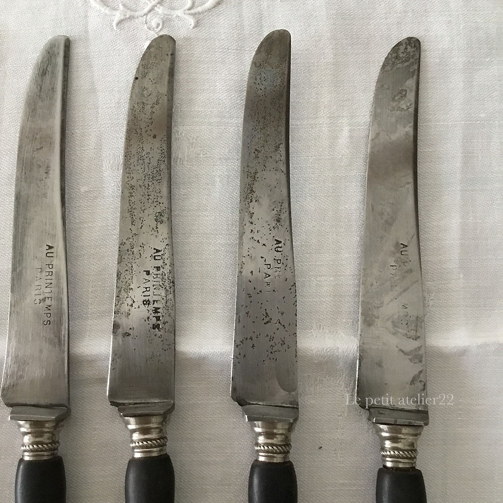 M)(在庫6)フランス AU PRINTEMPS PARIS アンティーク デザートナイフ