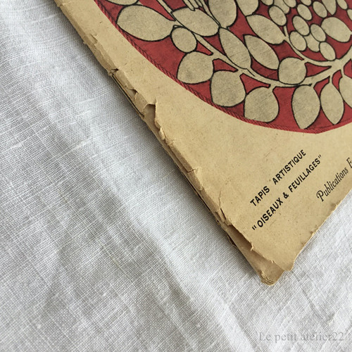 フランス アンティーク 女性誌 ”Journal des ouvrages de dames (1925