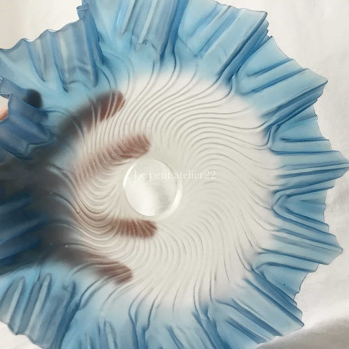 シェードのみ)(すりガラス)フランスアンティーク 照明 ランプシェード