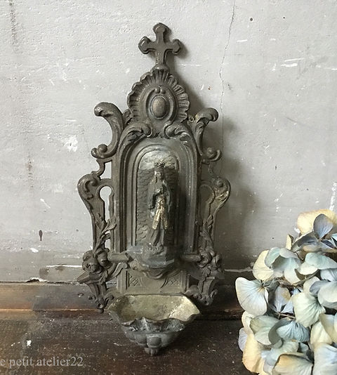 フランス　アンティーク　ベニチエ　　聖水盤 フランス アンティーク ベニチエ 聖水盤 | Le petit atelier 22