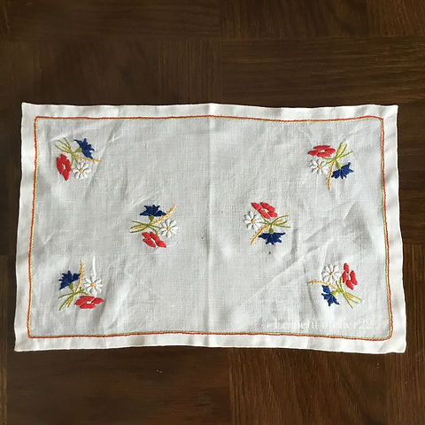 フランス アンティーク 刺繍のドイリー 【公式通販】