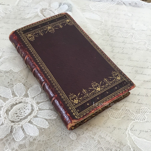 フランス アンティーク聖書 Petit Missel Romain (1892 ) 革