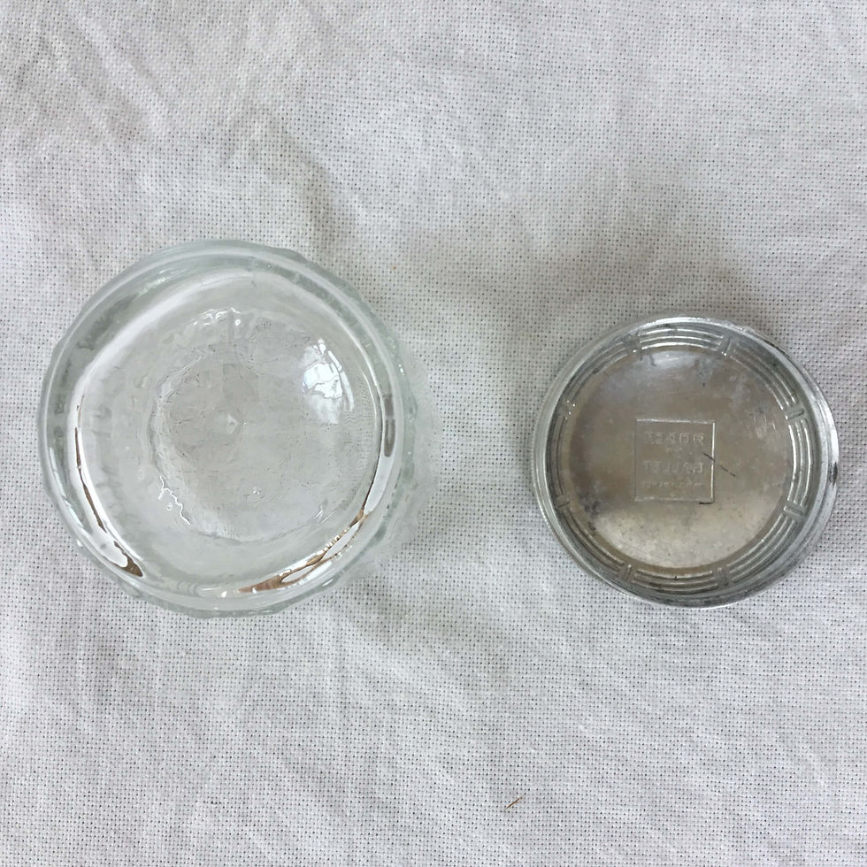 サムネイル： フランス アンティーク ロジェガレROGER&GALLET PARIS ガラスとアルミニウムのボトル