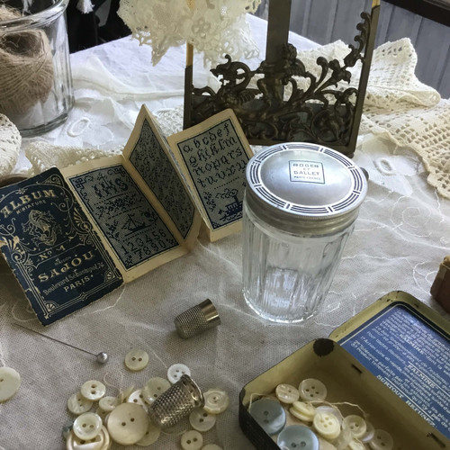 フランス アンティーク ロジェガレROGER&GALLET PARIS ガラスと  